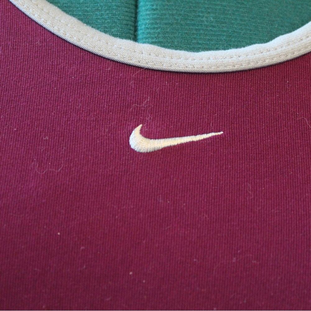 Nike Fit Dry Racerback Tank Top Purple White Stitching Women’s Large - Picture 3 of 6